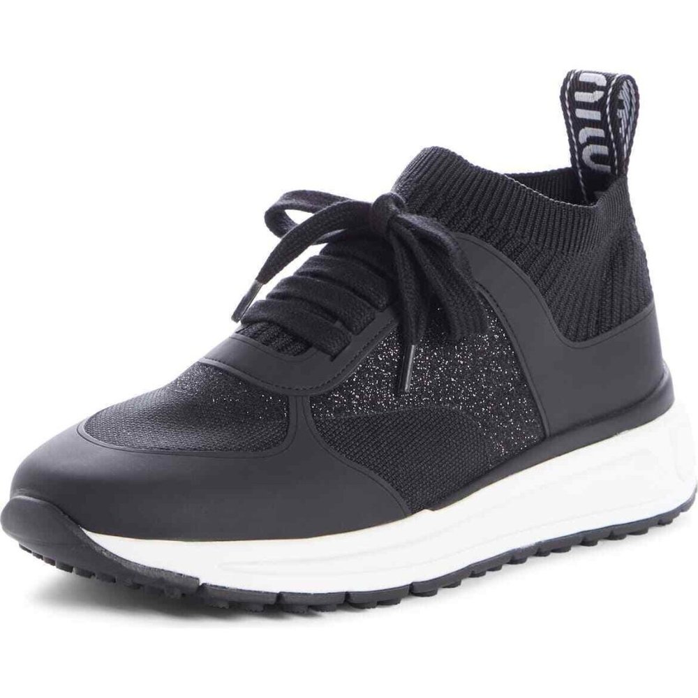 Miu Miu Sock Sneaker Black Size 41 - image 1